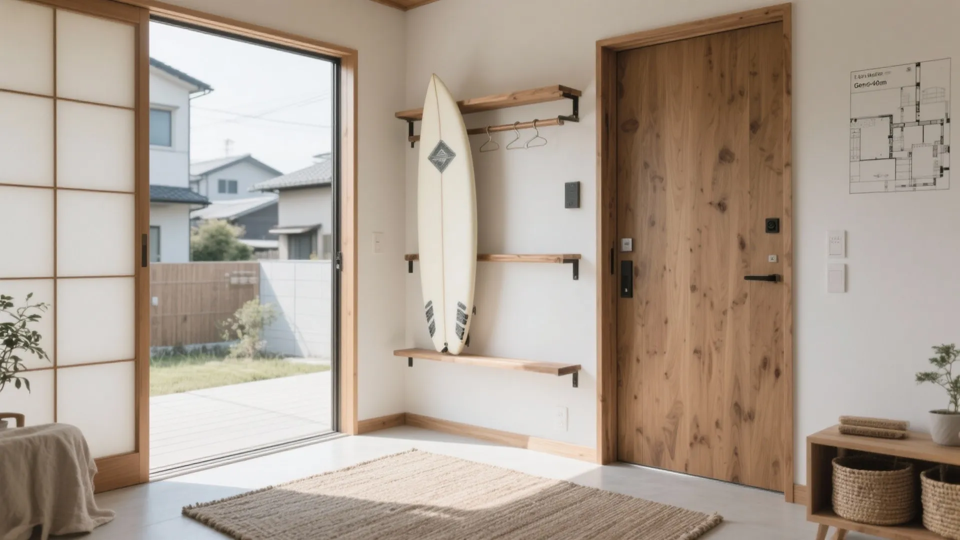 潮の道具と暮らしを共存させる収納計画（東京小型住宅にも応用できる）