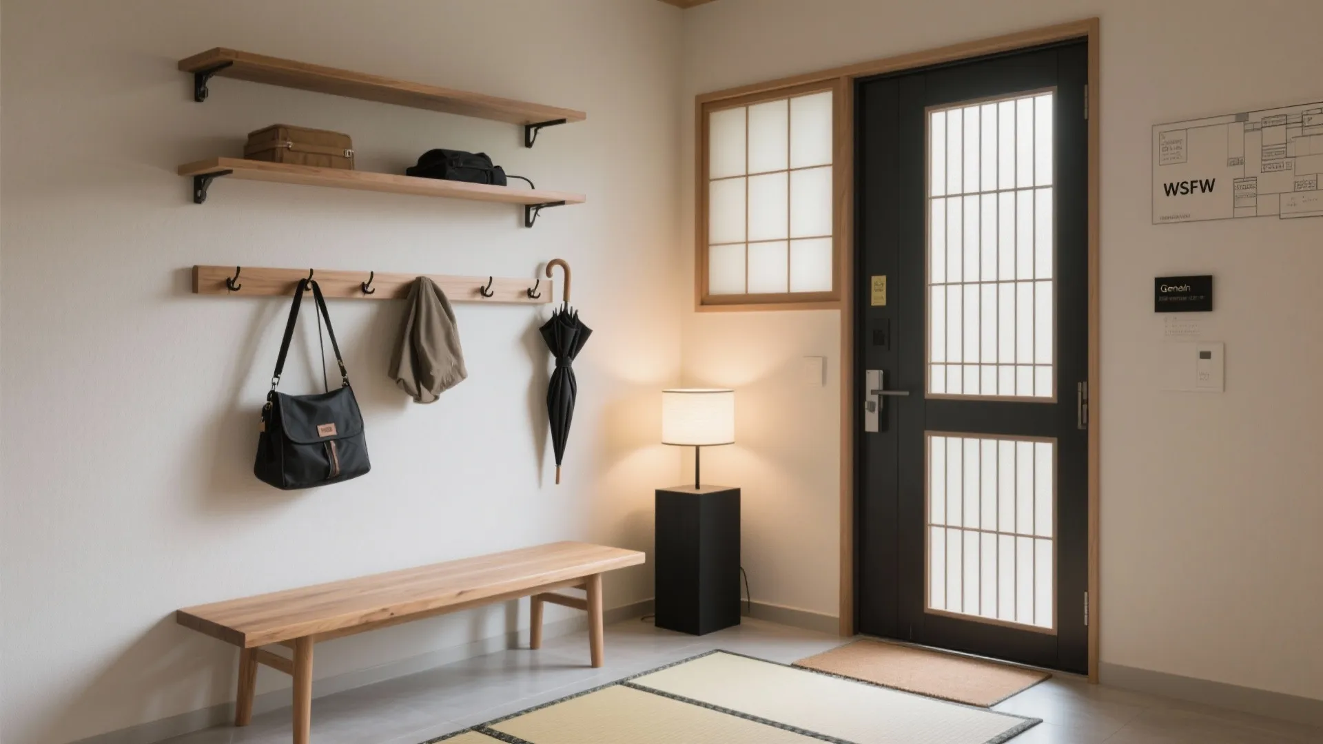 玄関は“3ステップ収納”で渋滞解消：外→中→リビングへ（收納技巧）