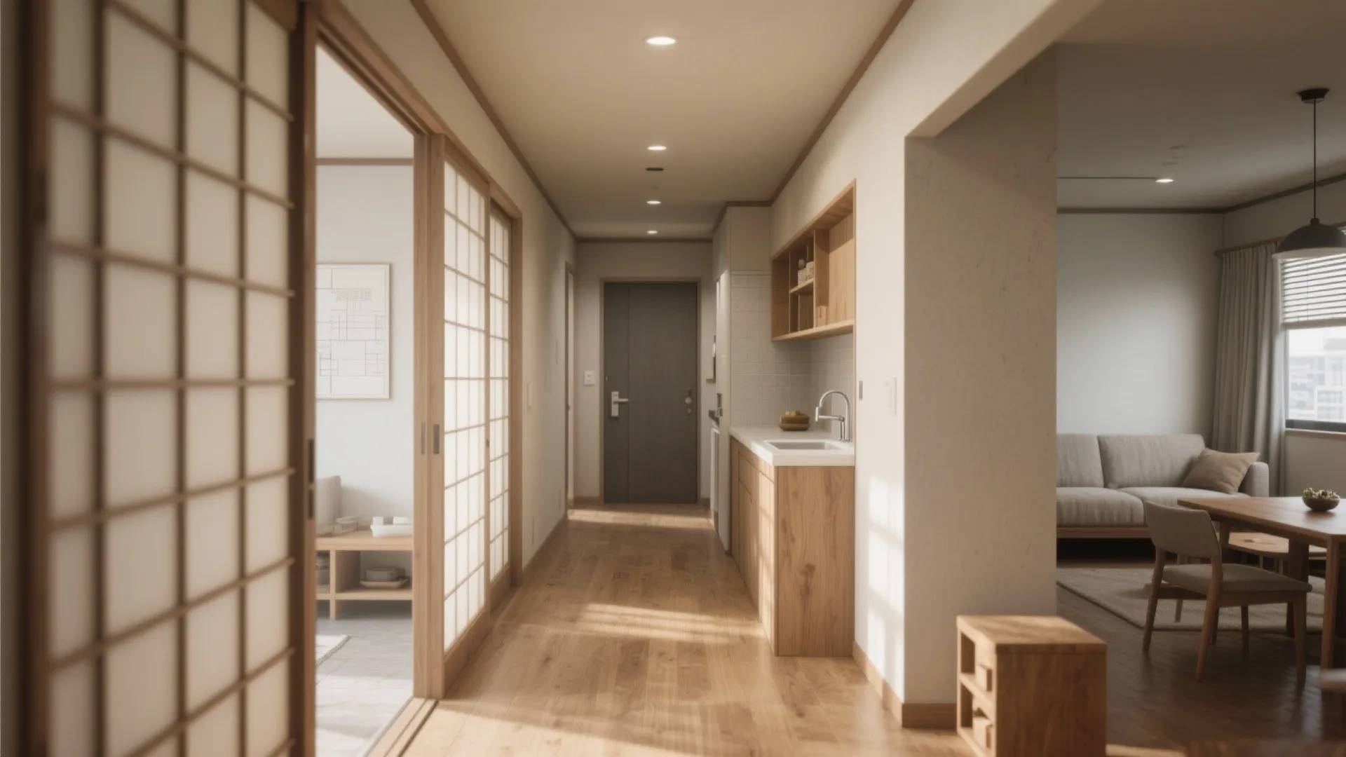 Tips 1: 玄関〜LDの動線を一本化して滞留を減らす（動線計画）