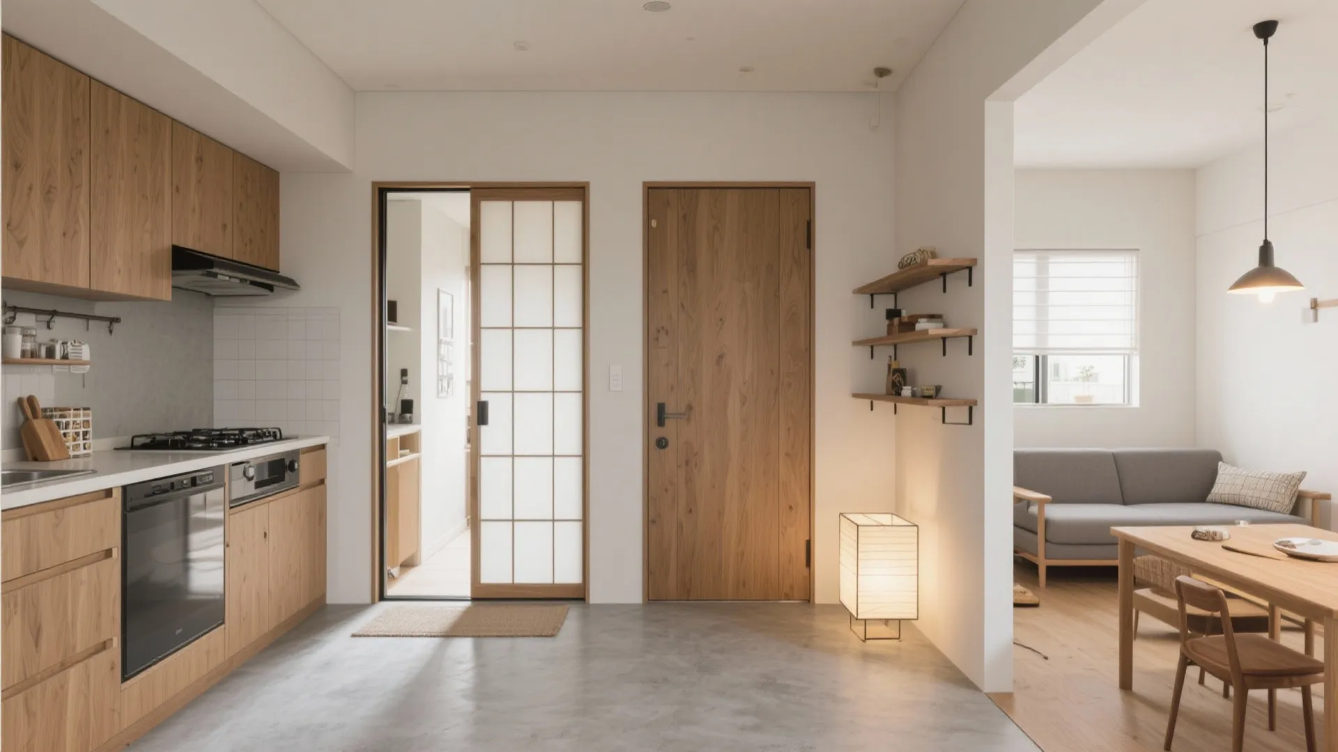 Tips 1: 玄関〜LDK一直線の動線計画で“回遊”をつくる（動線規劃 × 東京小户型）