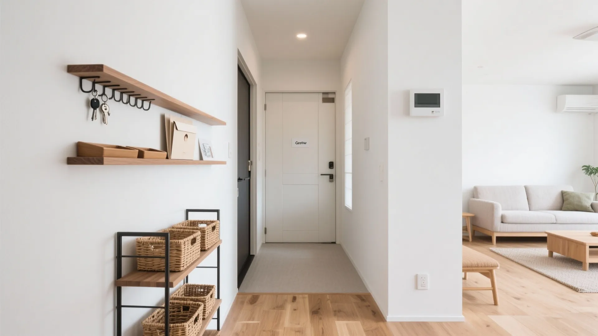 玄関〜LDの“置き場”設計｜収纳技巧で散らかりを予防する