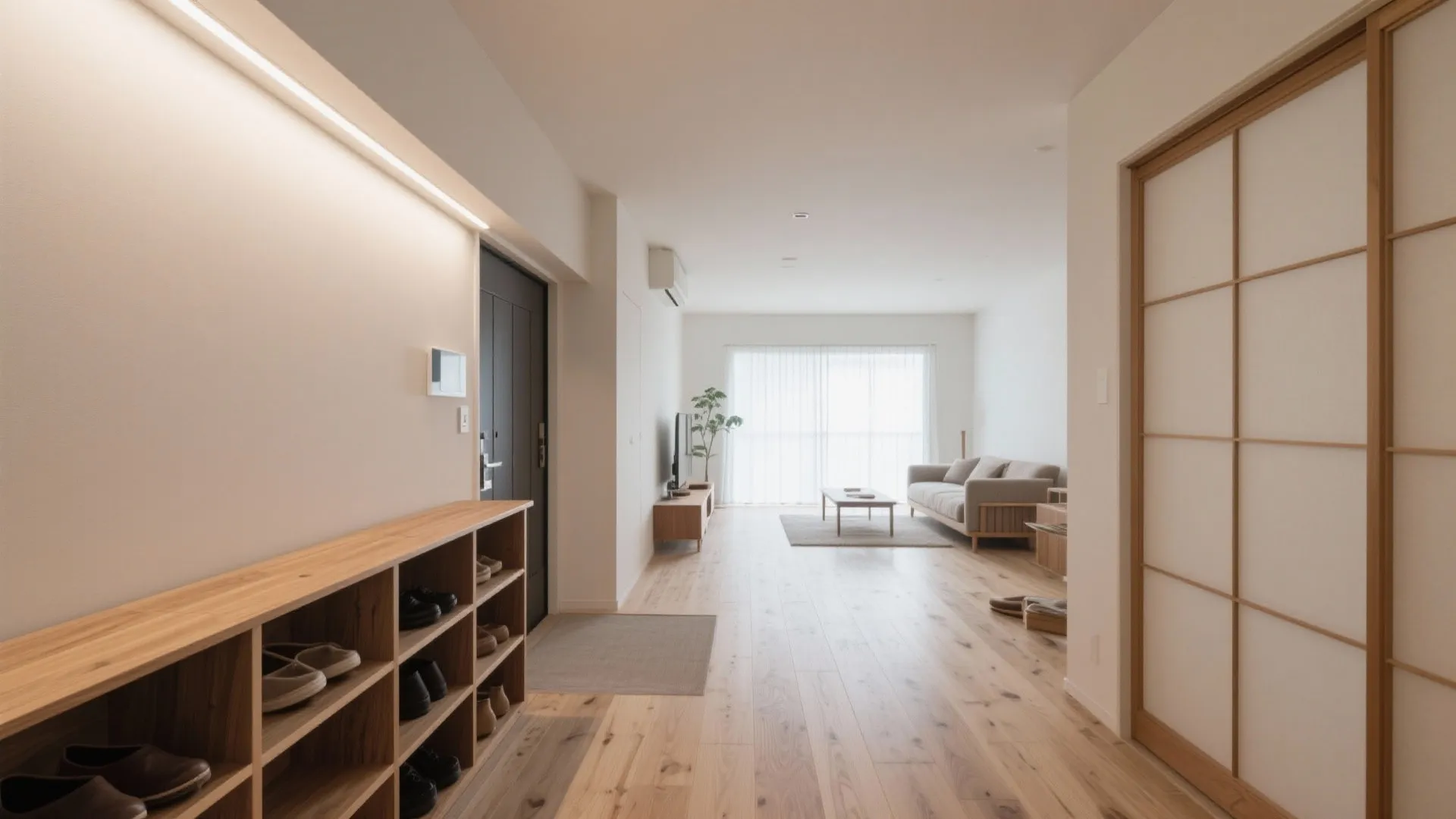 Tips 1: 玄関～LDの動線を一本化して、東京小戸型の考え方を応用