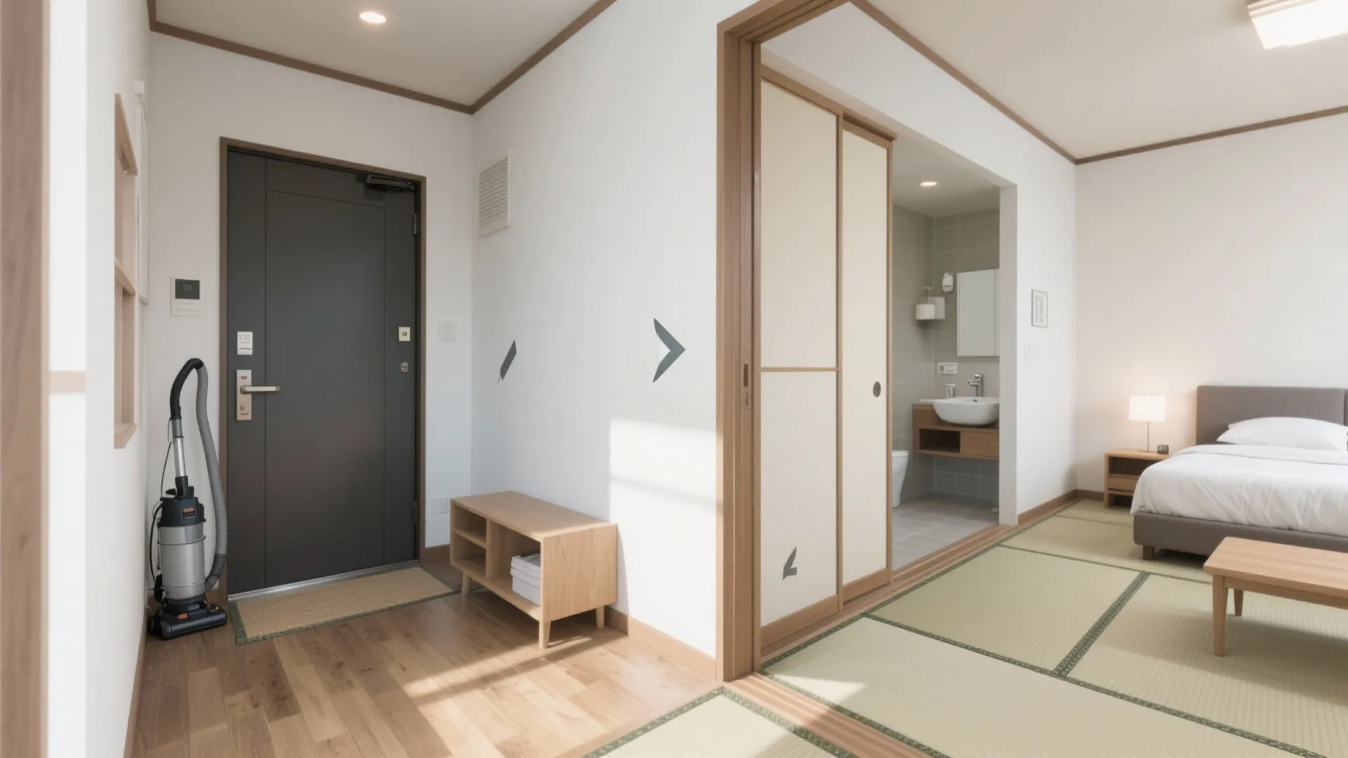 動線規画で短時間化：玄関から奥へ“埃の流れ”に逆らわない