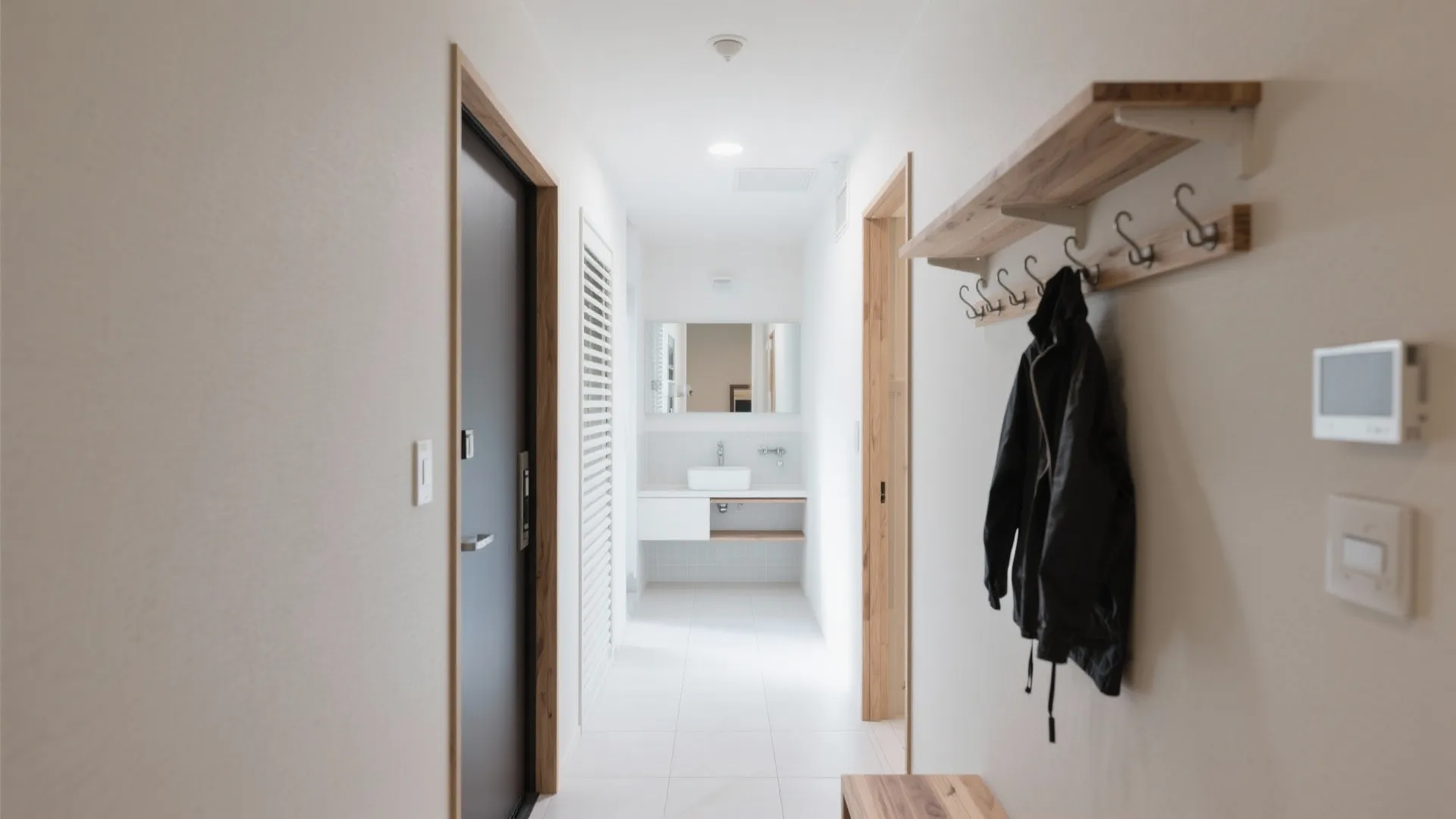 玄関〜洗面の“湿気動線”を短くし、匂いと埃を分離（東京小户型の衛生計画×収納技巧）