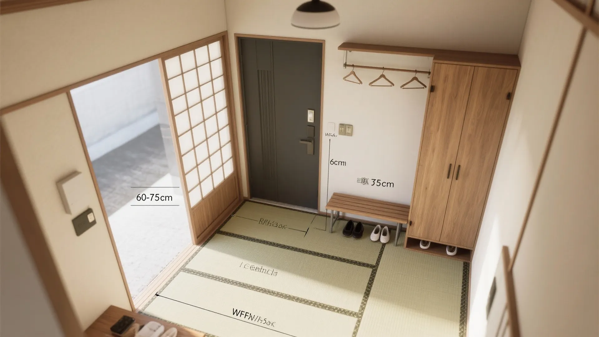 狭い玄関の“通る幅”を確保する動線計画と東京小戸型の基準