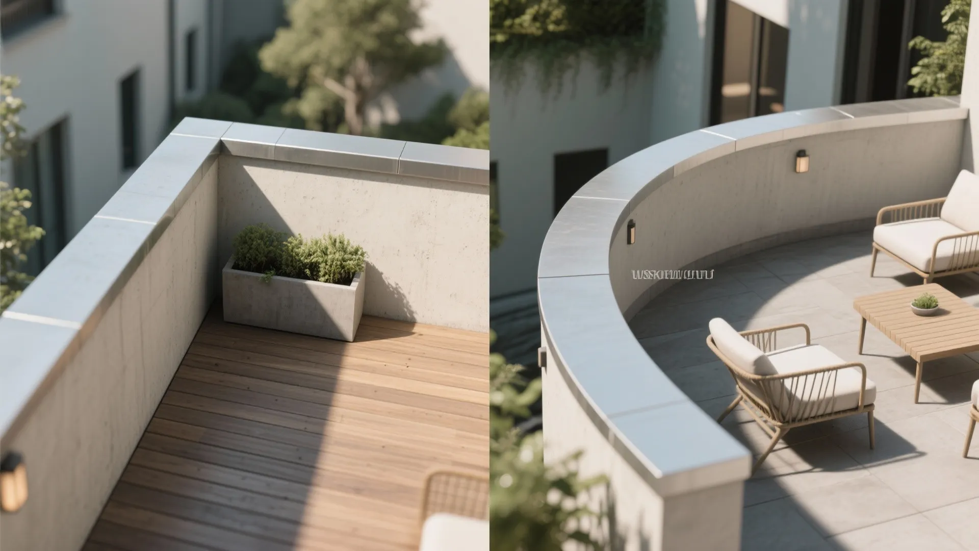 1) Gentle Radius Parapet: A Softer Skyline