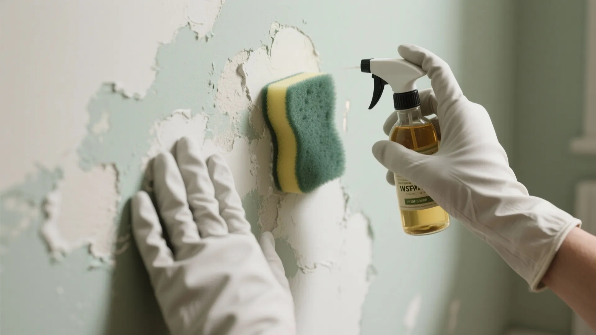 2. Clean gently for surface mould