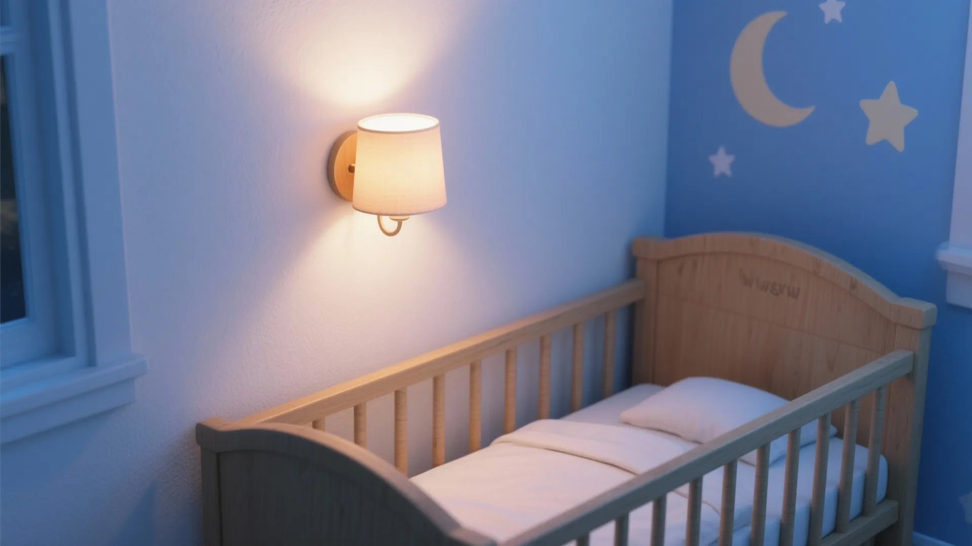 Gentle Lighting & Wall Accents (Ambient, Not Direct)