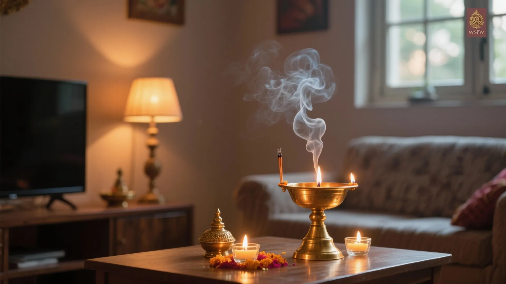 2) Gentle Lighting and Scent Rituals