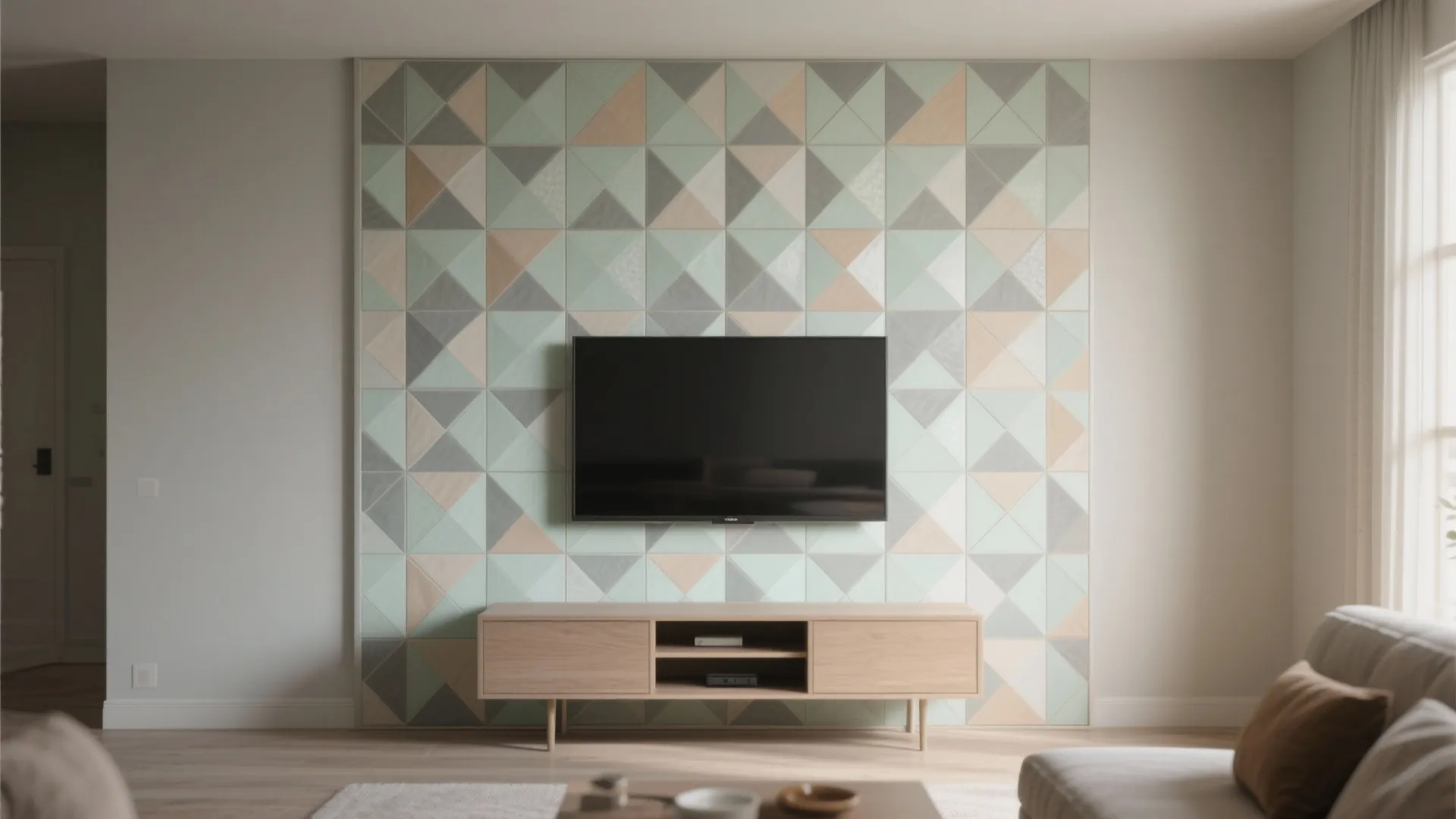 Geometric Patterns in a Calm Palette