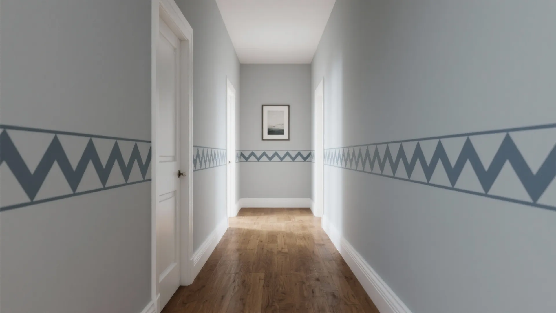 Geometric Border Stencils to Define the Path