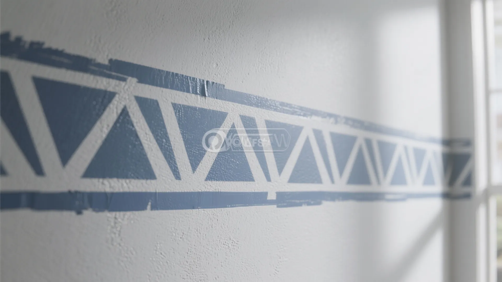 Geometric Border Stencils to Define the Path