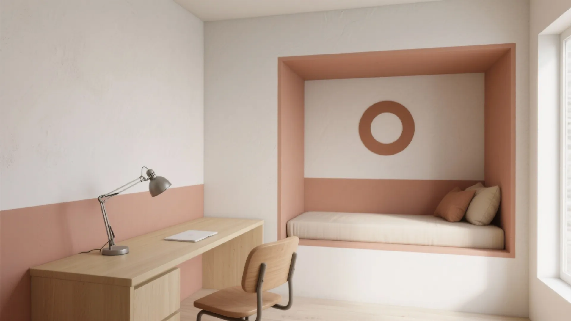 Geometric Color Blocking to Shape Function