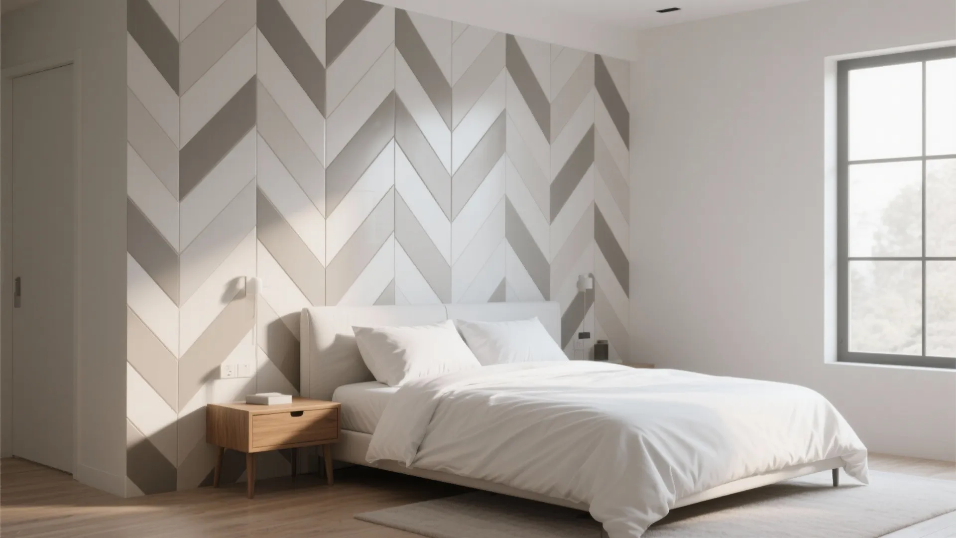 Geometric Patterns as a Focal Wall