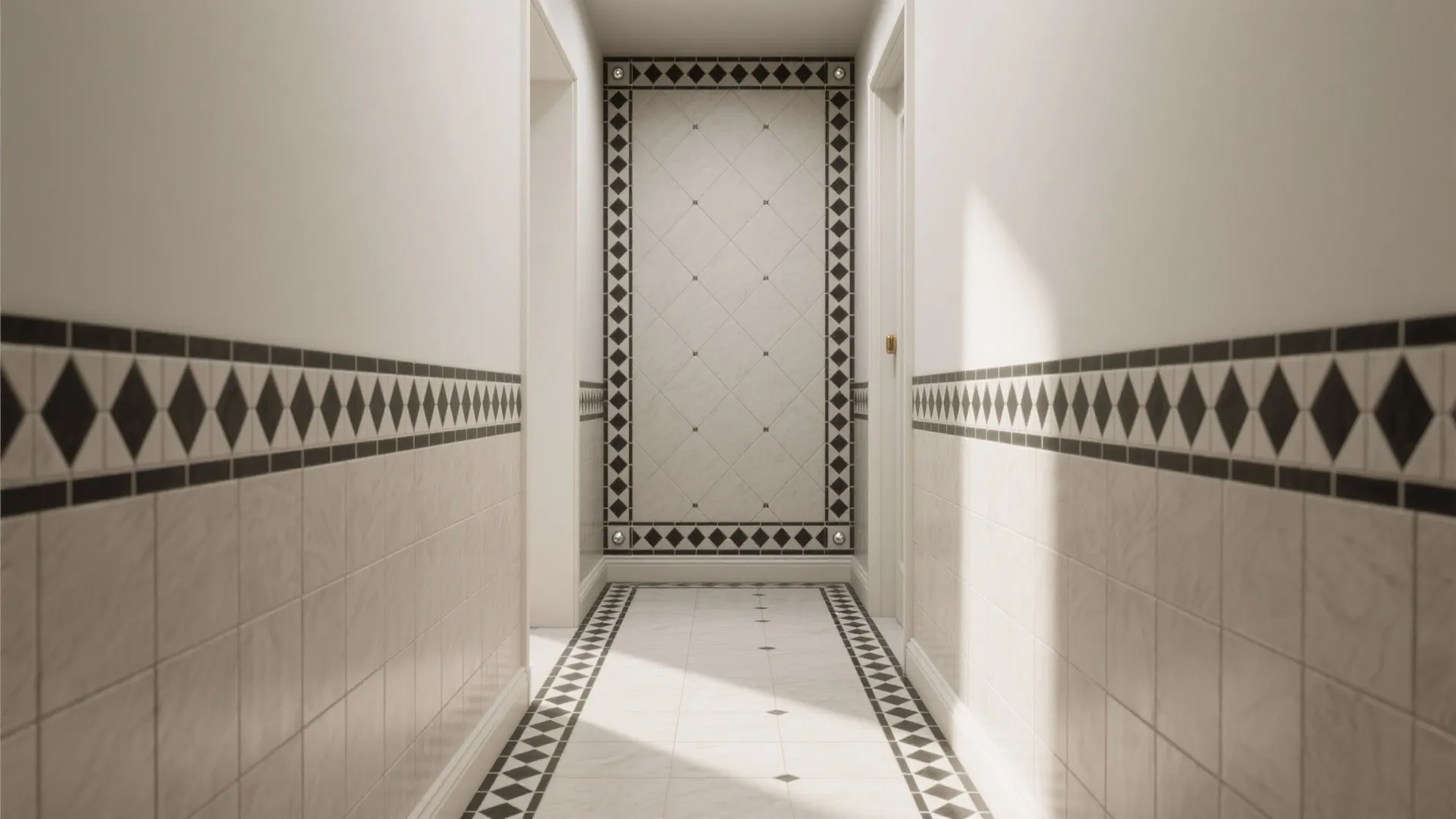 Timeless Geometric Borders for Hallways