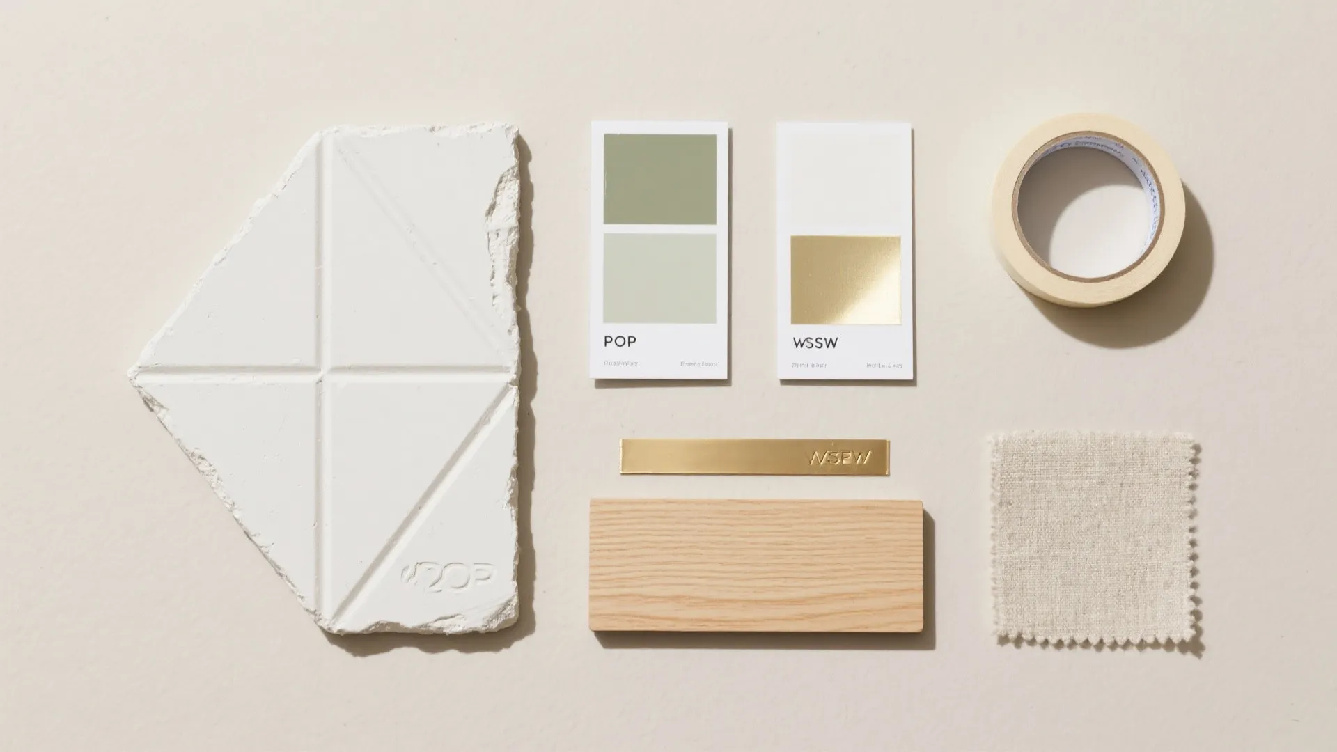 Geometric POP Accent Panel + Color Block