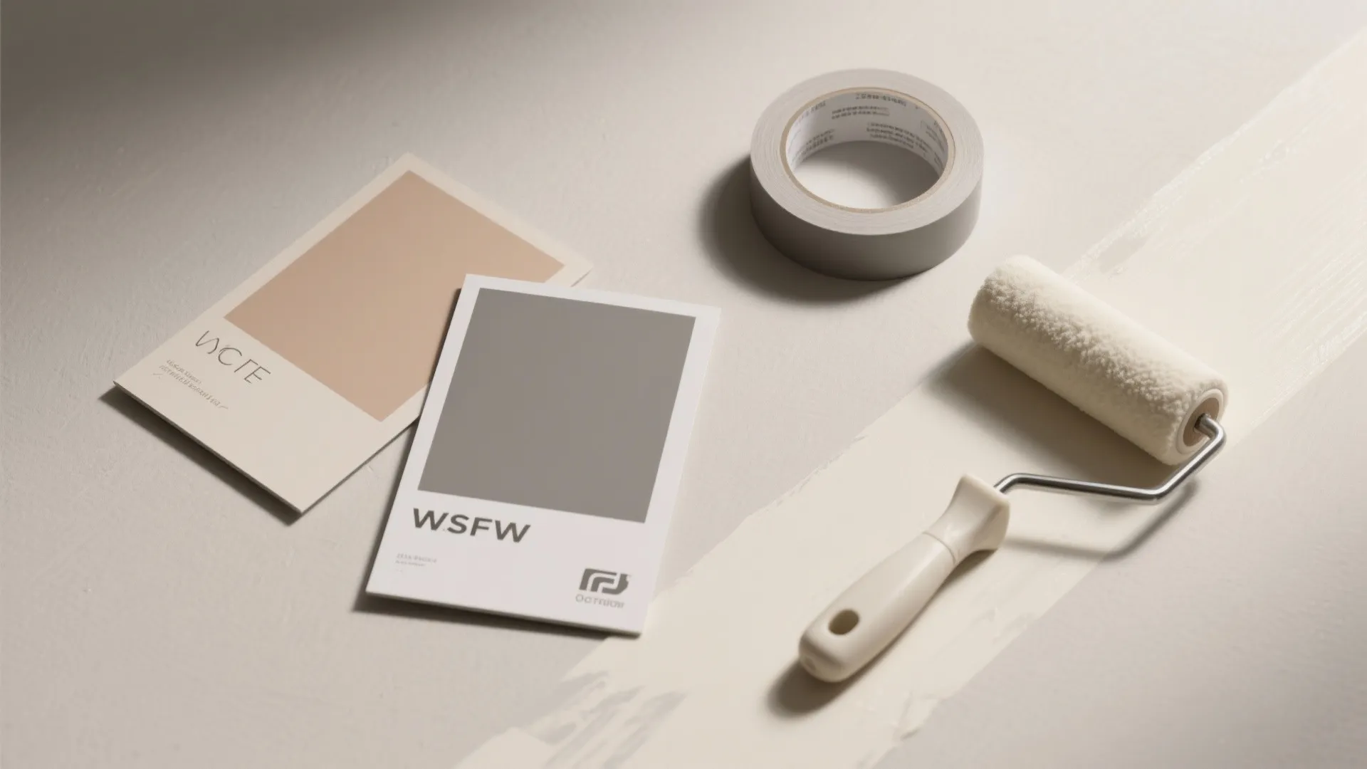 Quiet Geometric Accent Wall (Lines or Grid)