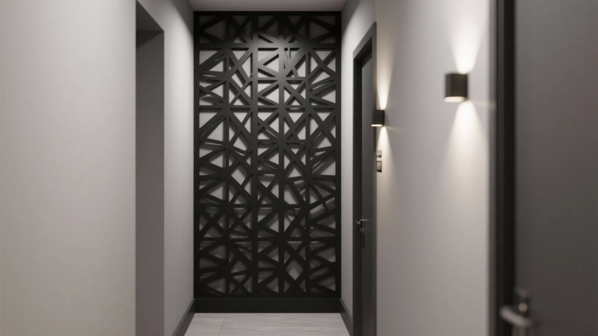 Geometric Laser-Cut Panels