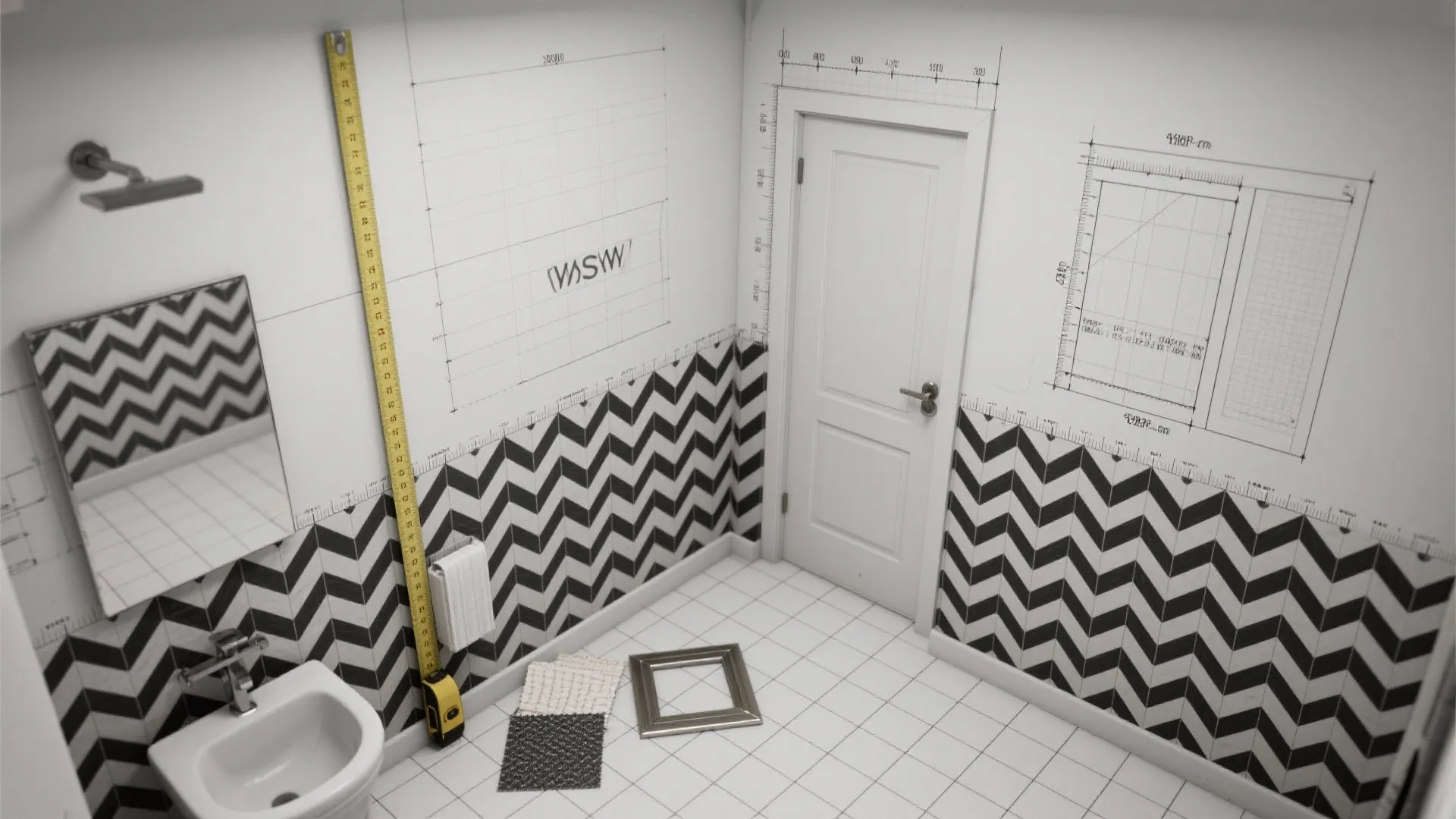 Monochrome Geometrics for a Clean, Spa-Like Edit