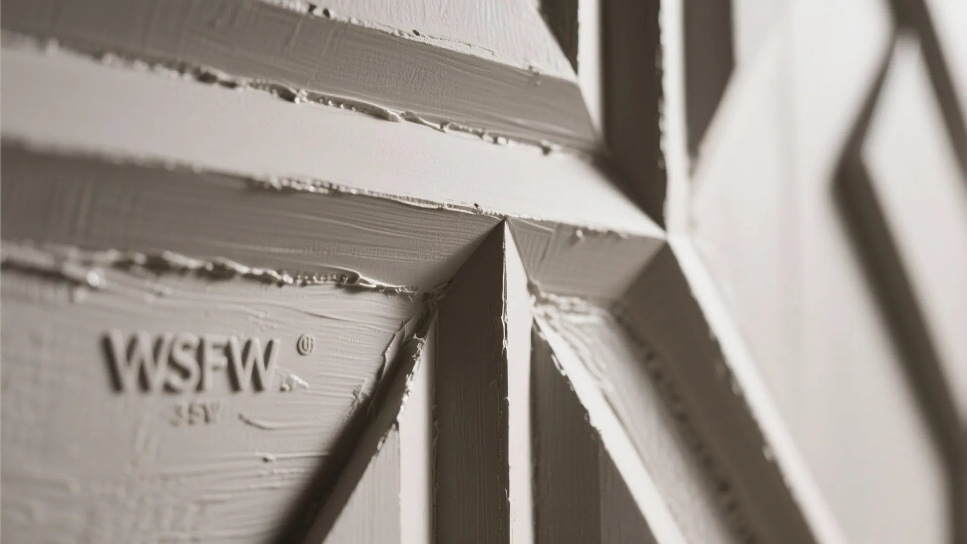 Textured Geometric Relief Panels (Lightweight and Paint-Ready)