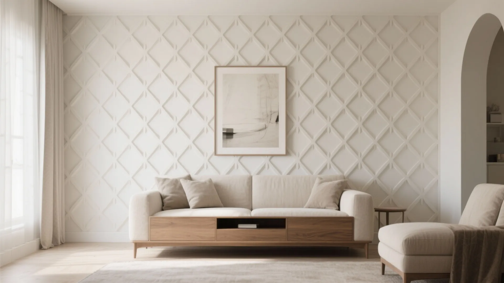 Geometric Patterns with Tone-on-Tone Balance