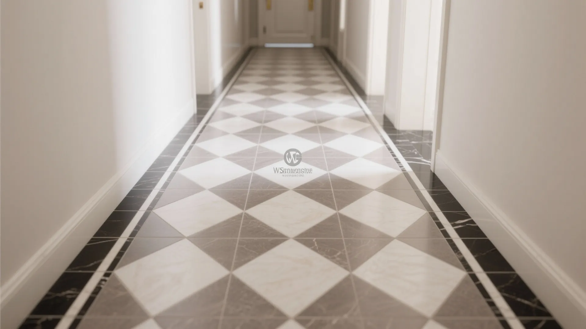 Geometric Patterns and Border Tiles to Define the Path