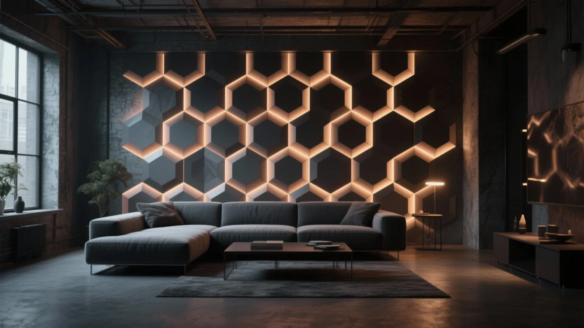 Geometric 3D wall panels