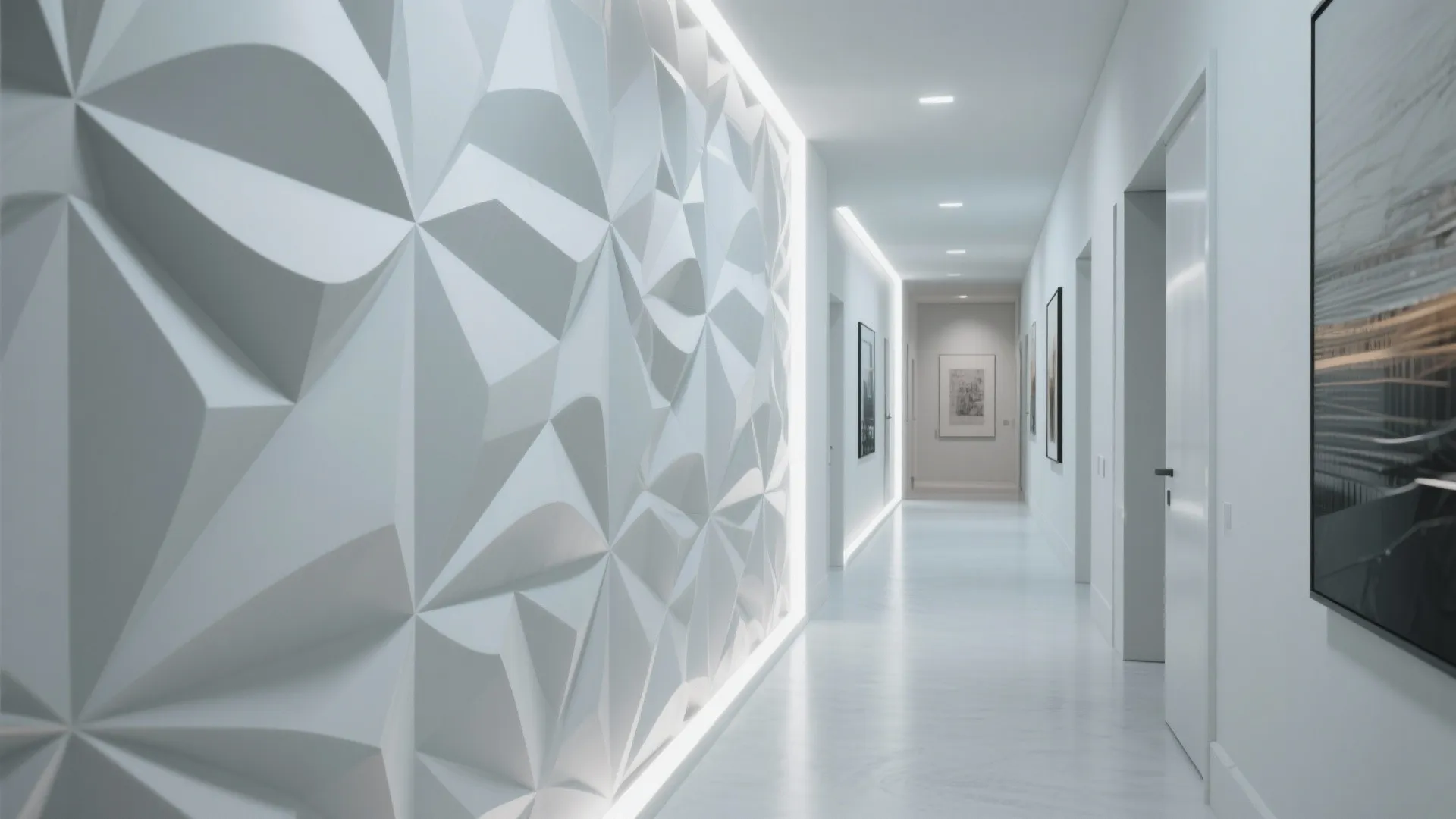 Geometric Illusion Walls