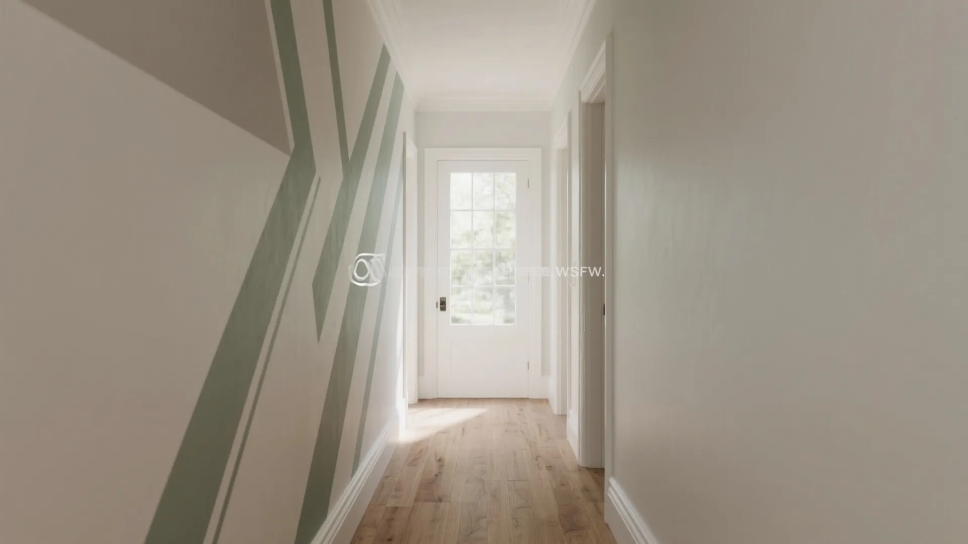 Geometric Accents and Murals That Guide Movement