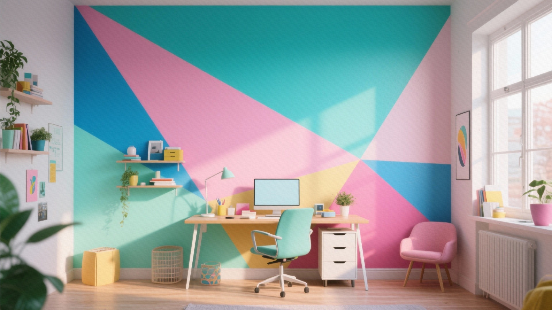 5 Easy Wall Painting Ideas for Small Spaces