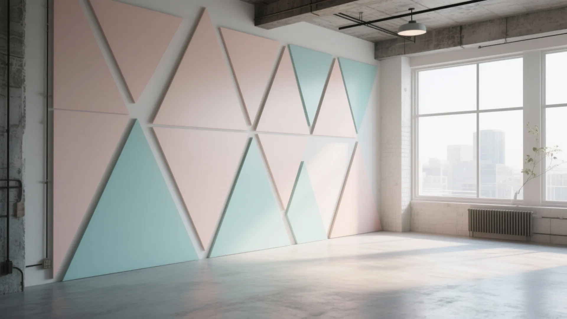3. Geometric Accent Panels
