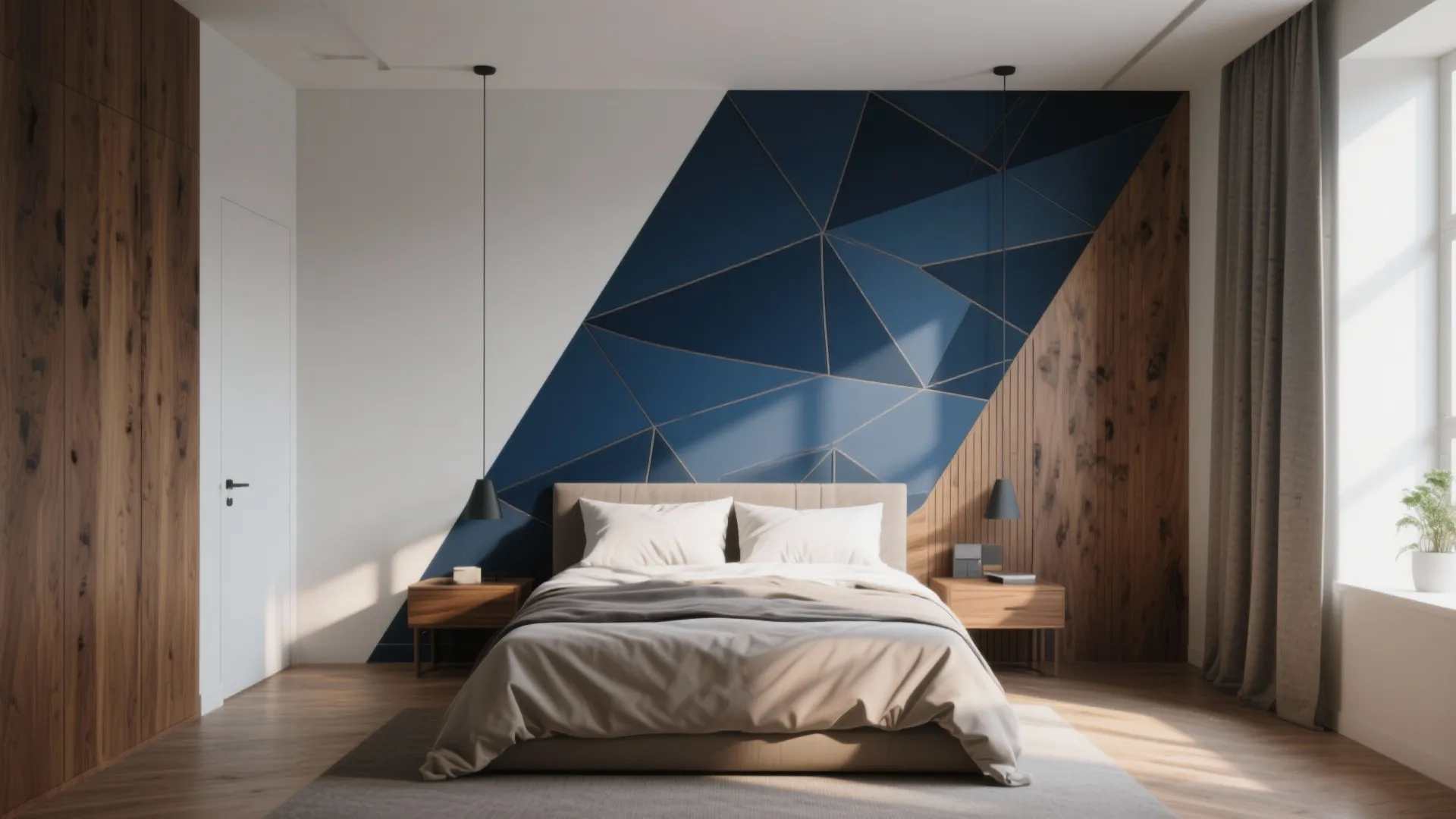 Geometric Accent Walls
