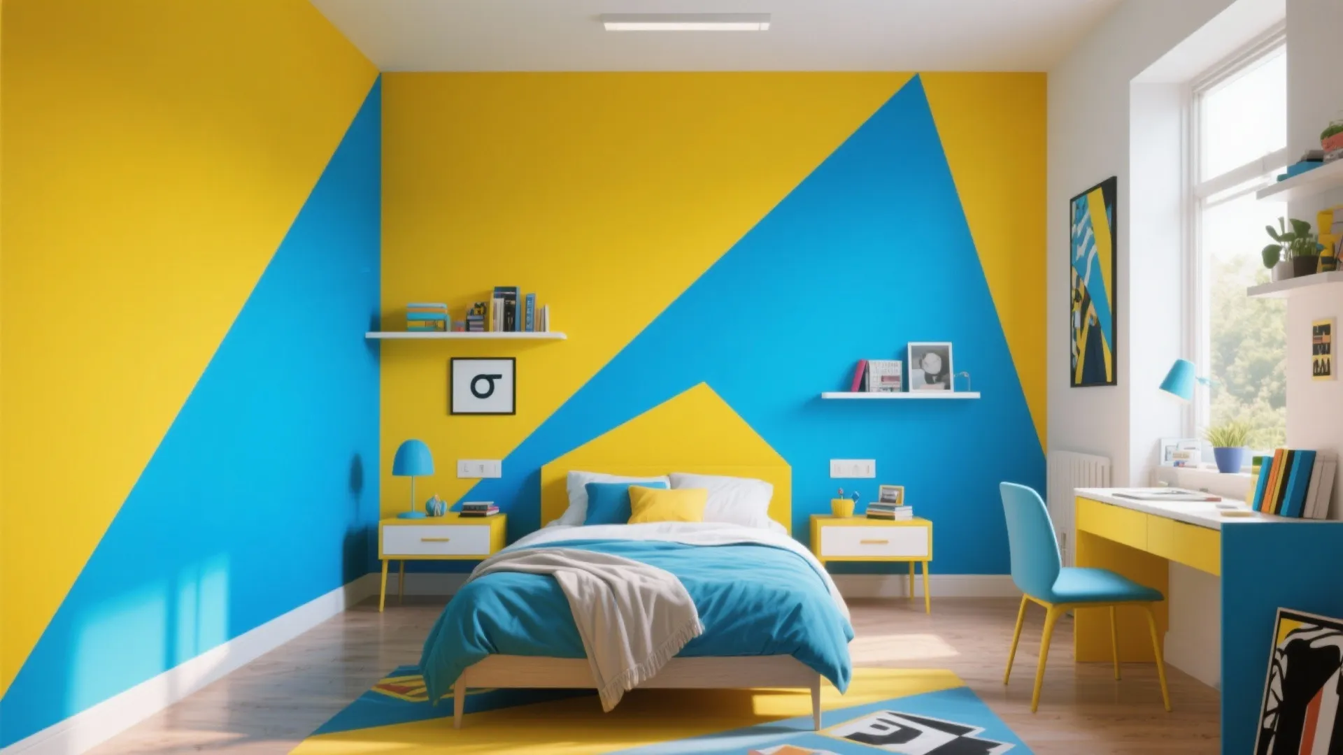 3. Geometric Color Blocking