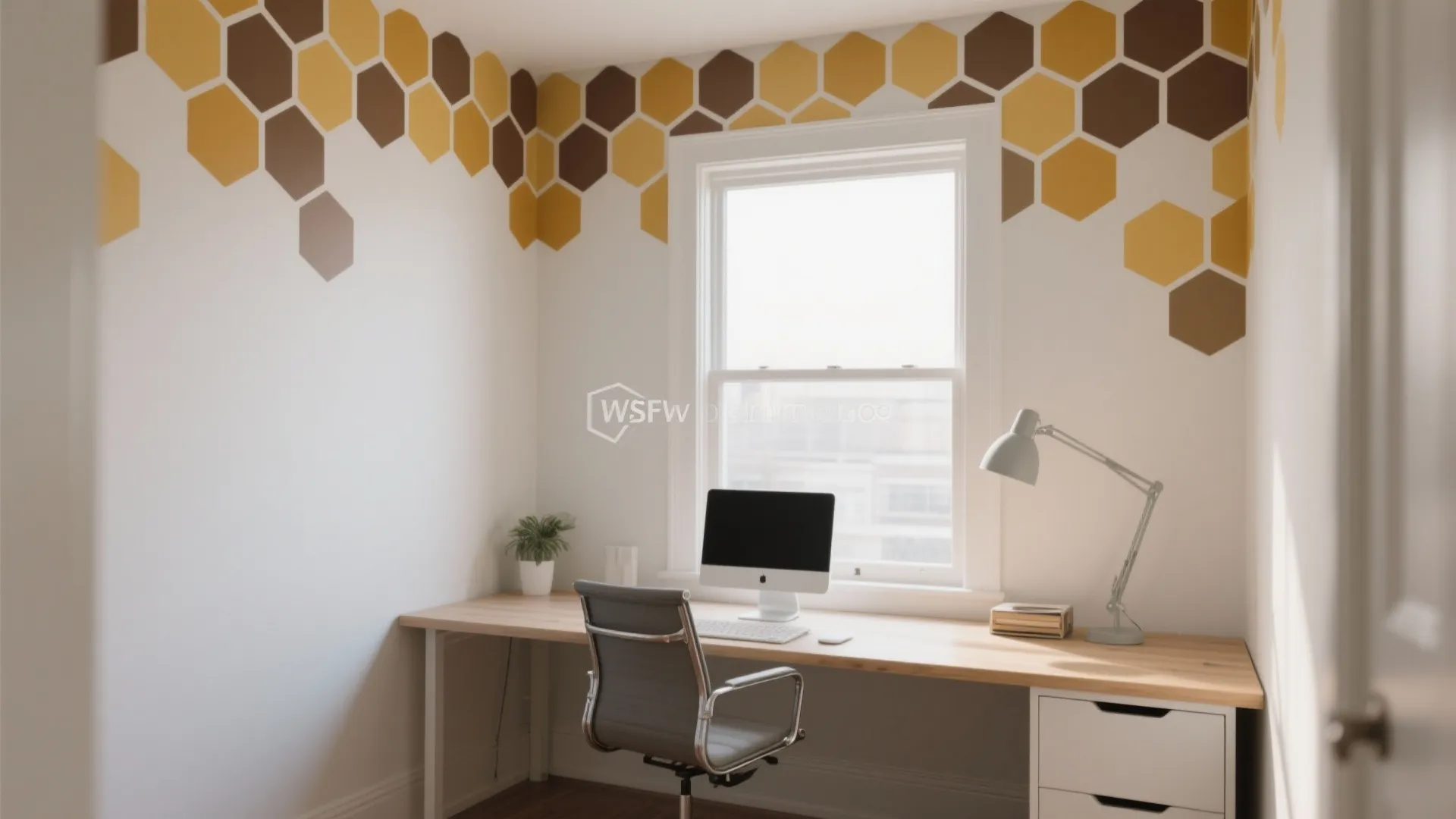 5. Painted Geometric Border