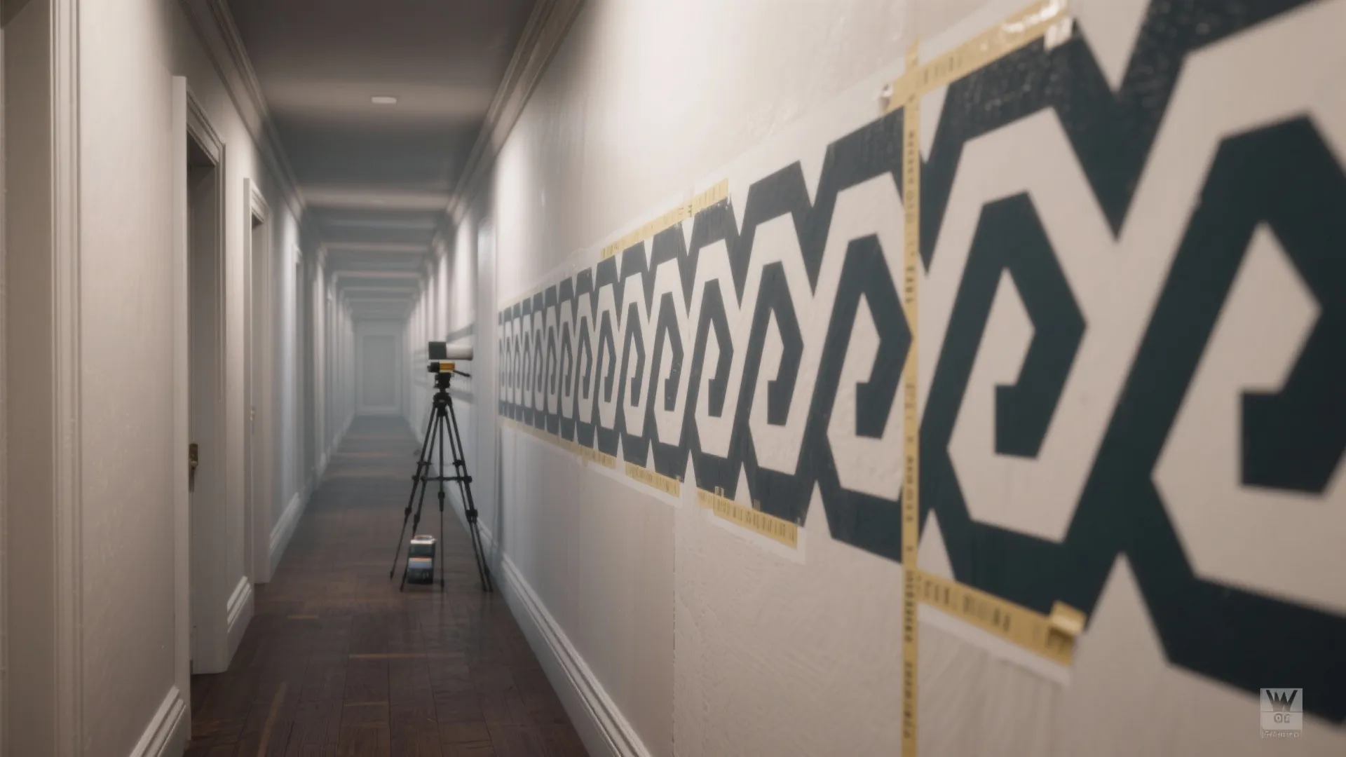 Oversized Geometric Borders