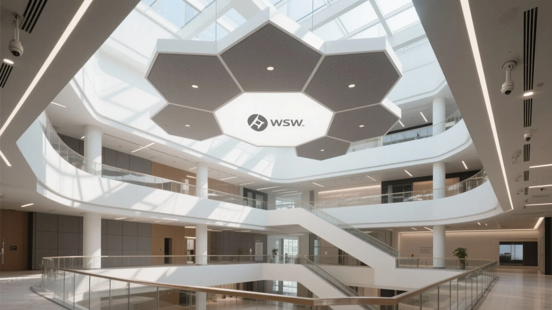 Geometric Ceiling Canopies