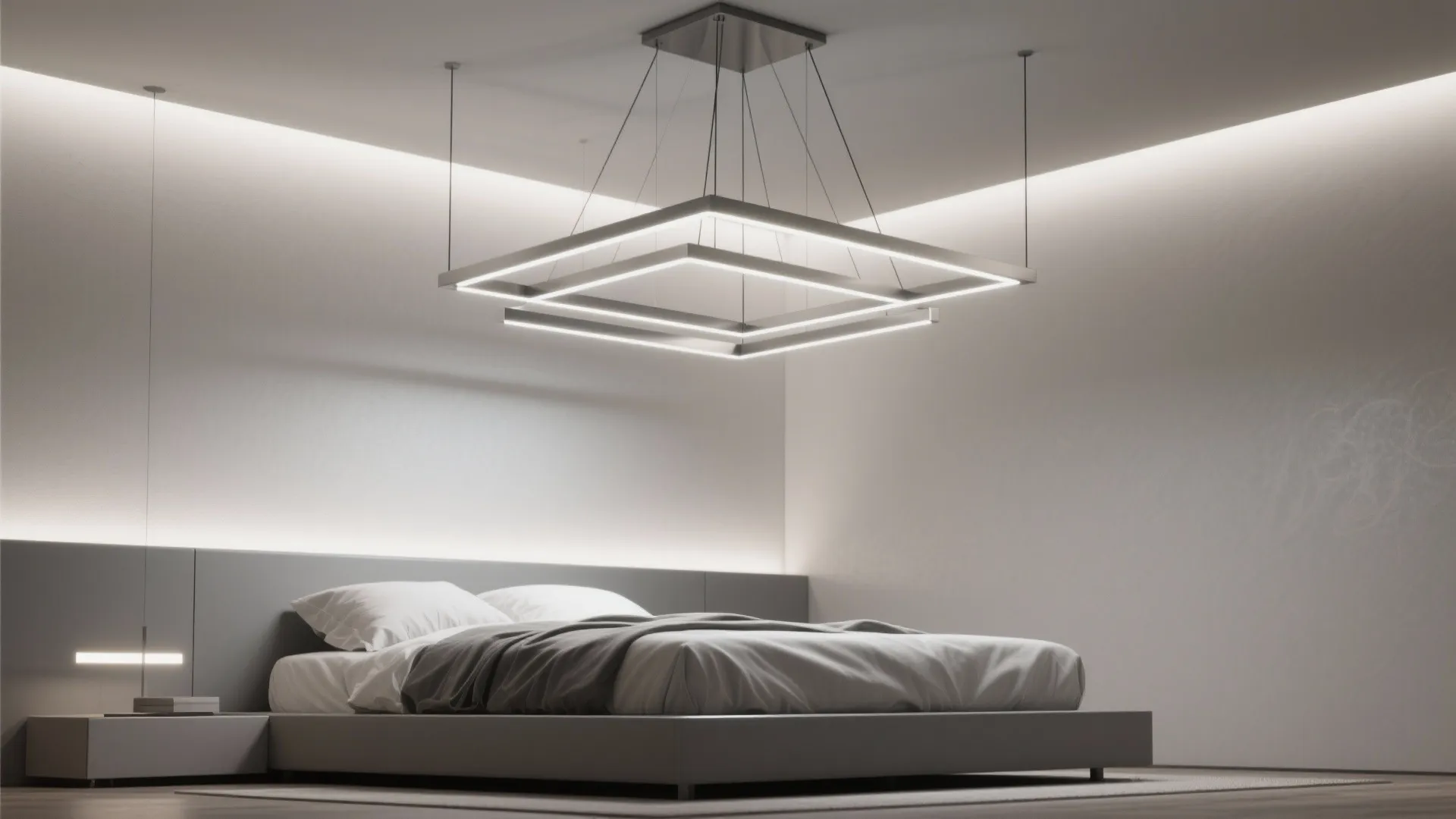 4. Modern geometric chandelier