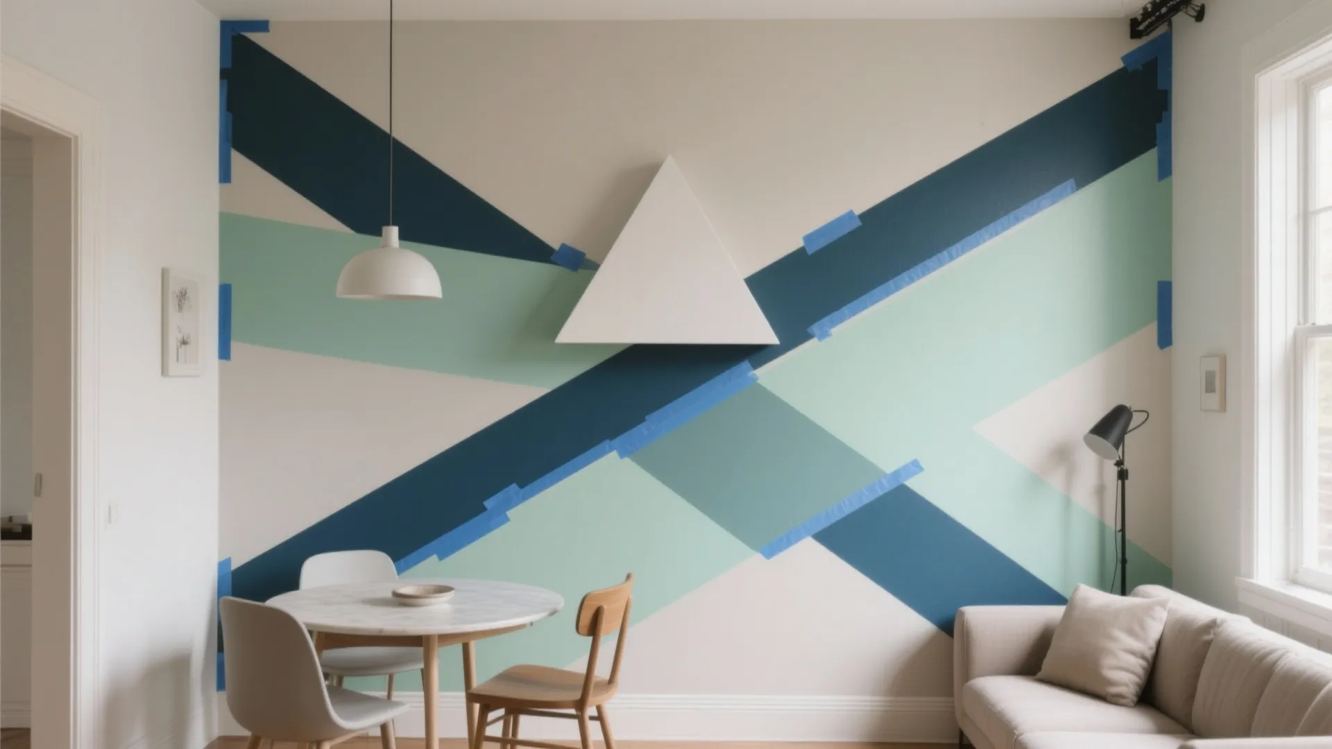 Geometric Color-Blocking with Clean Lines