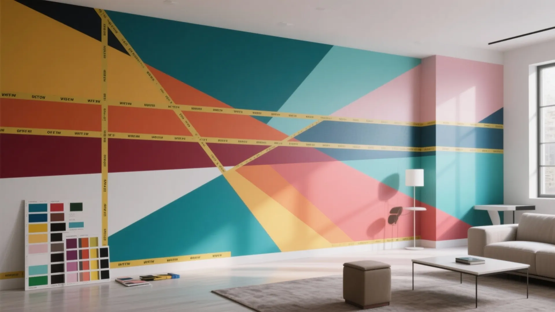 Geometric Crisp: Bold Shapes & Color Blocking