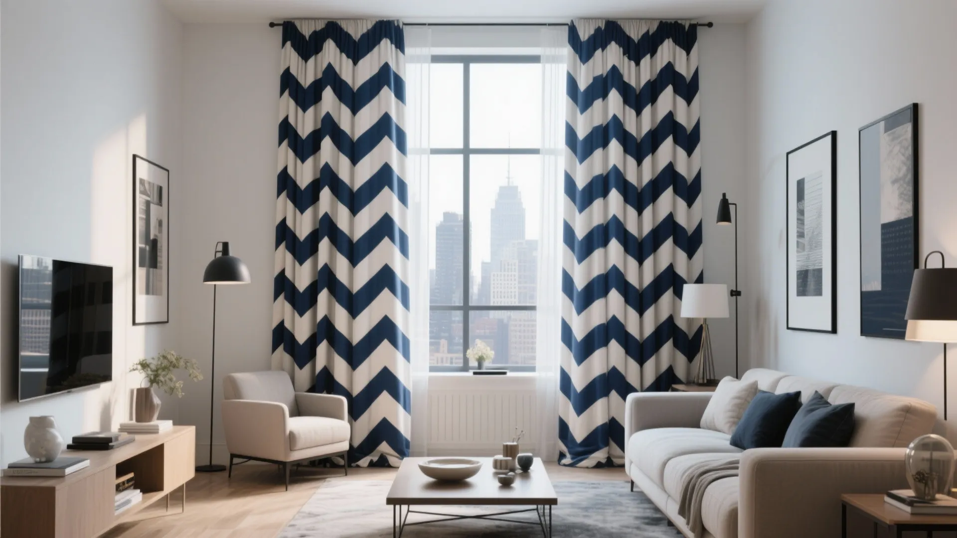 8. Bold Geometric Prints