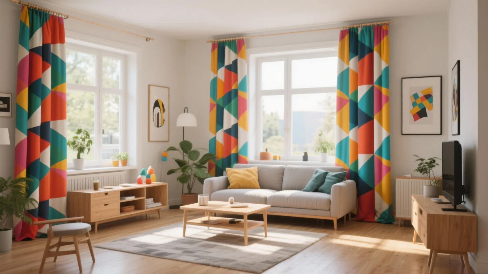 2. Bold Geometric Prints