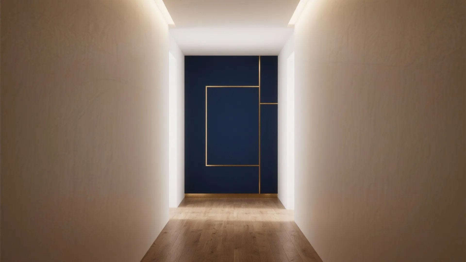 Bold Geometric Feature Wall