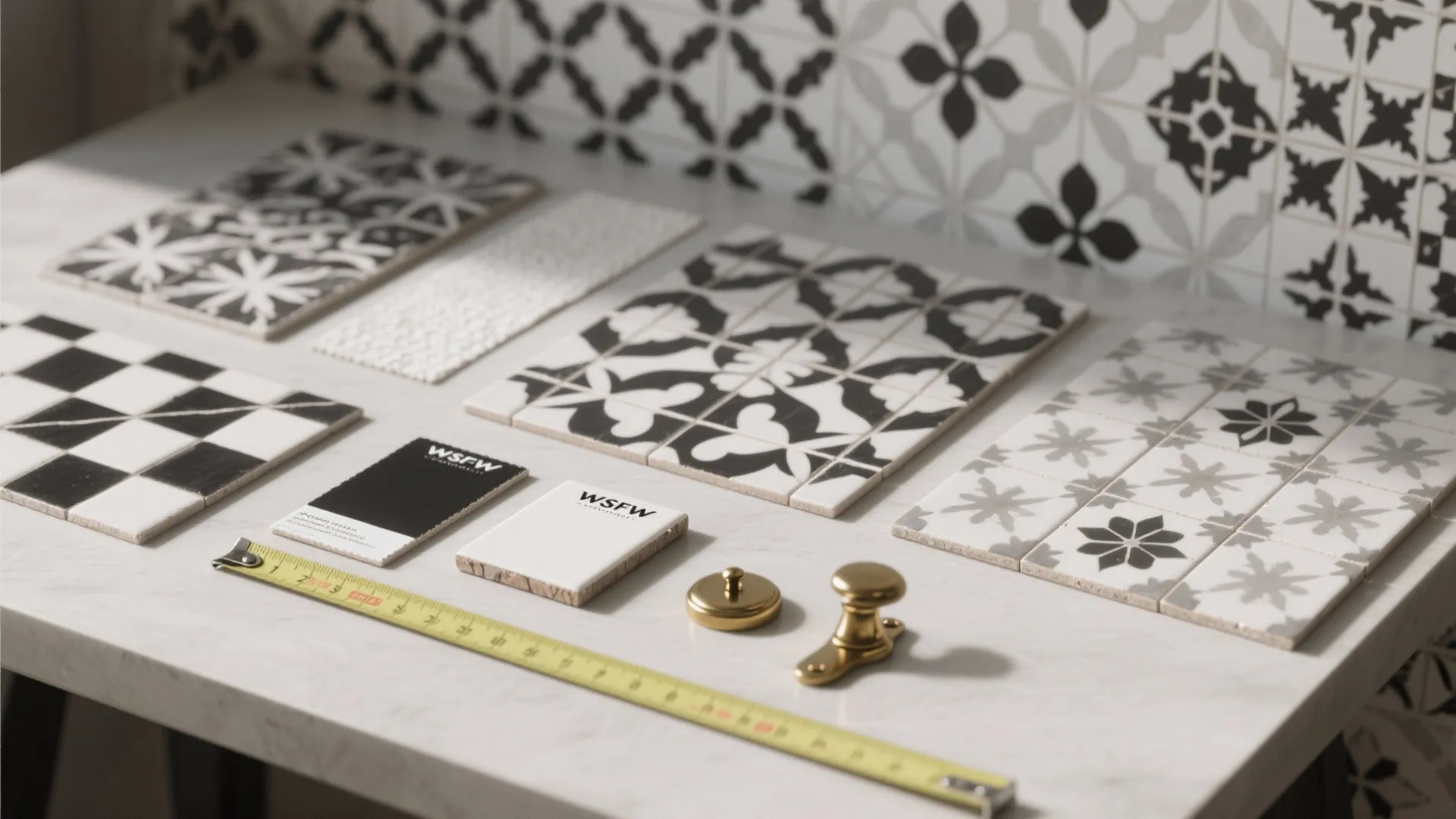 4. Geometric Tiles Motif for a Modern Edge