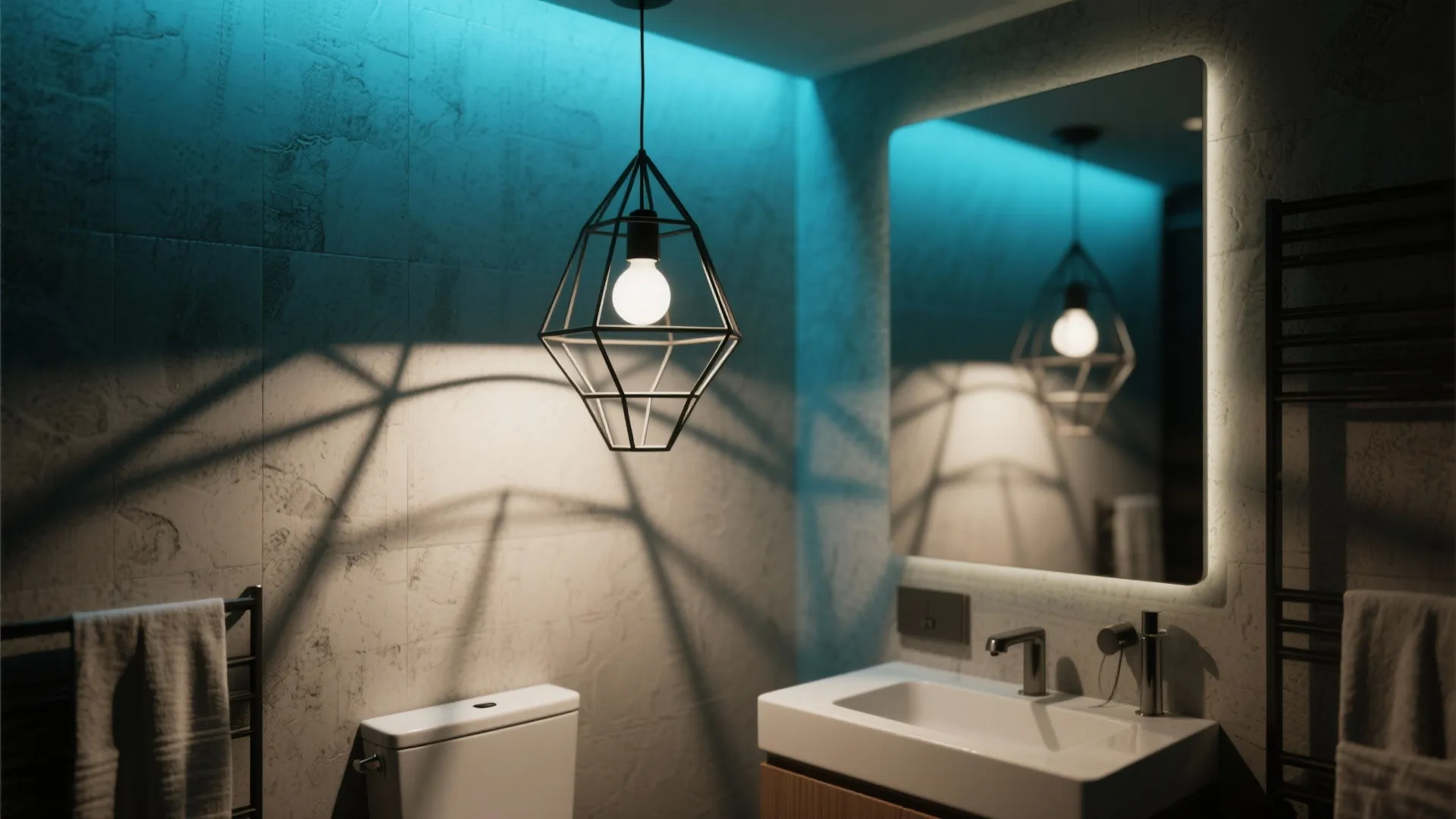 10. Geometric Metal Frames