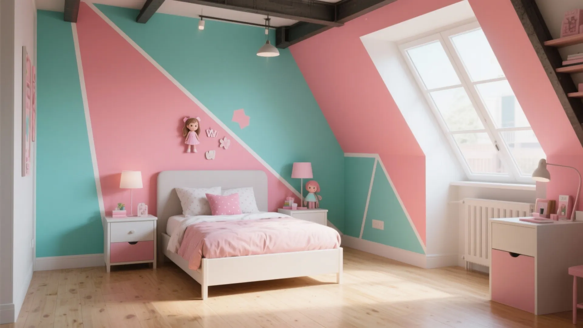 Geometric Shapes and Color Blocks