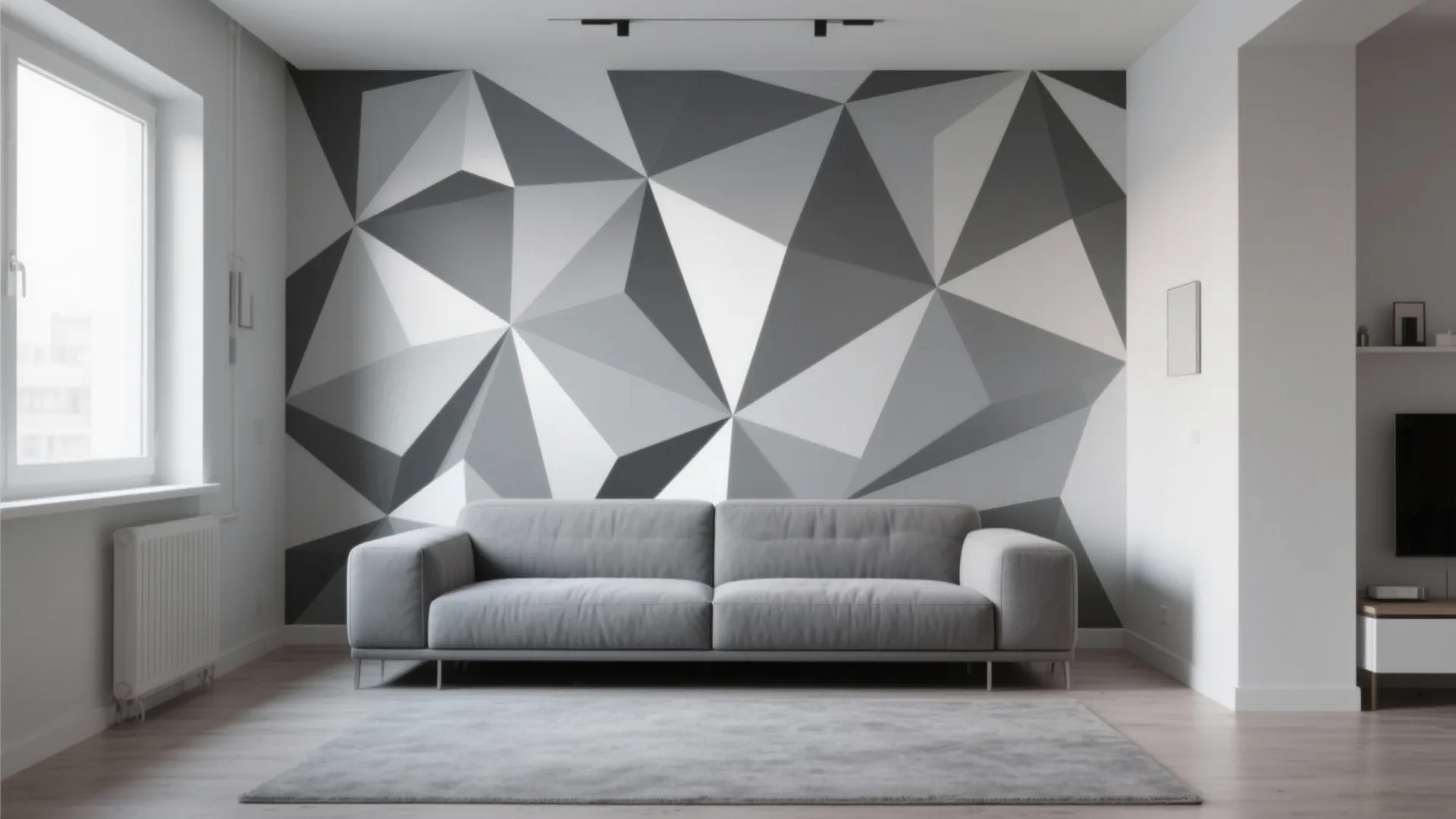 2. Geometric Grey Patterns