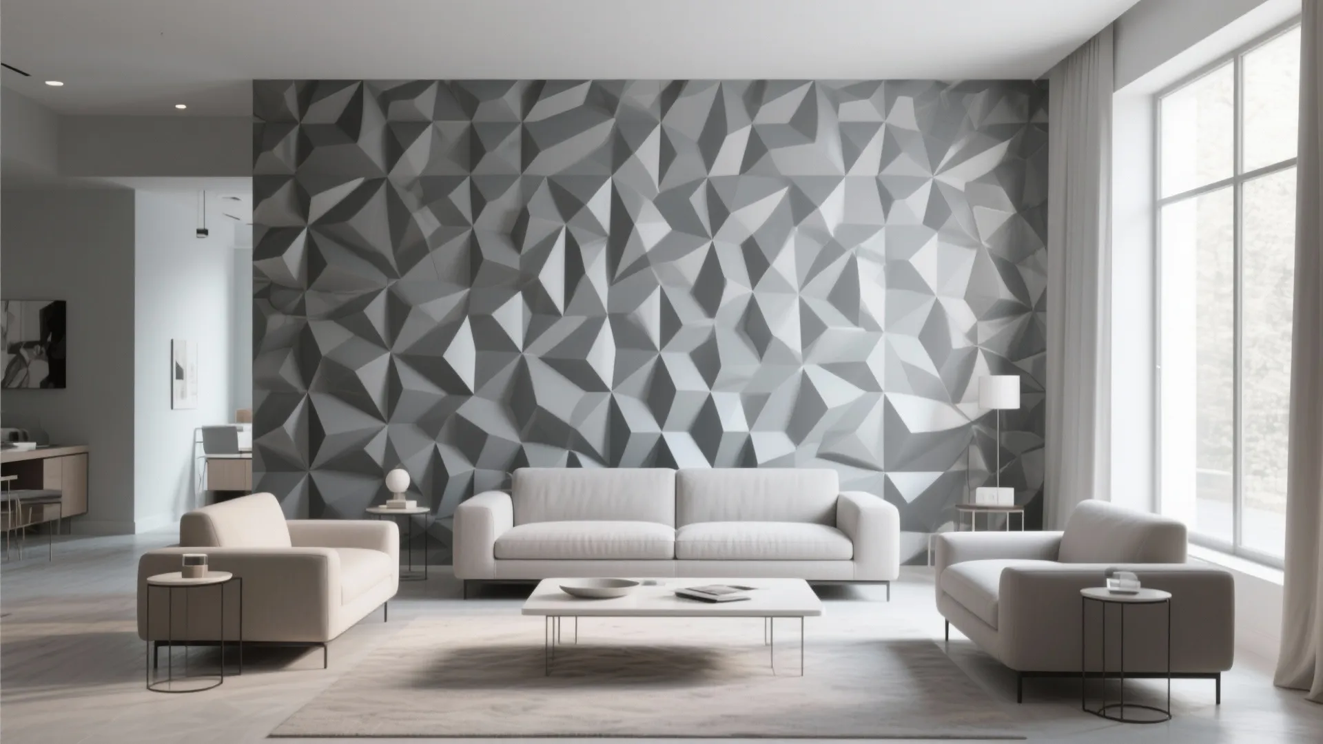 Geometric Grey Patterns