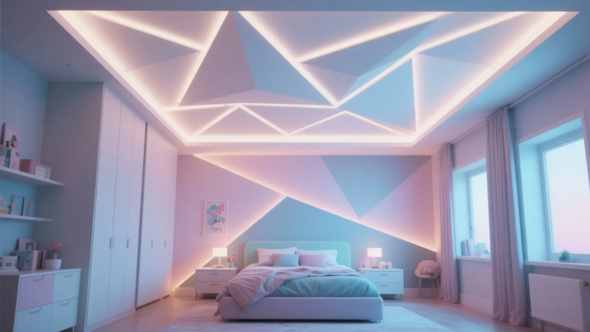 Geometric Gypsum Patterns