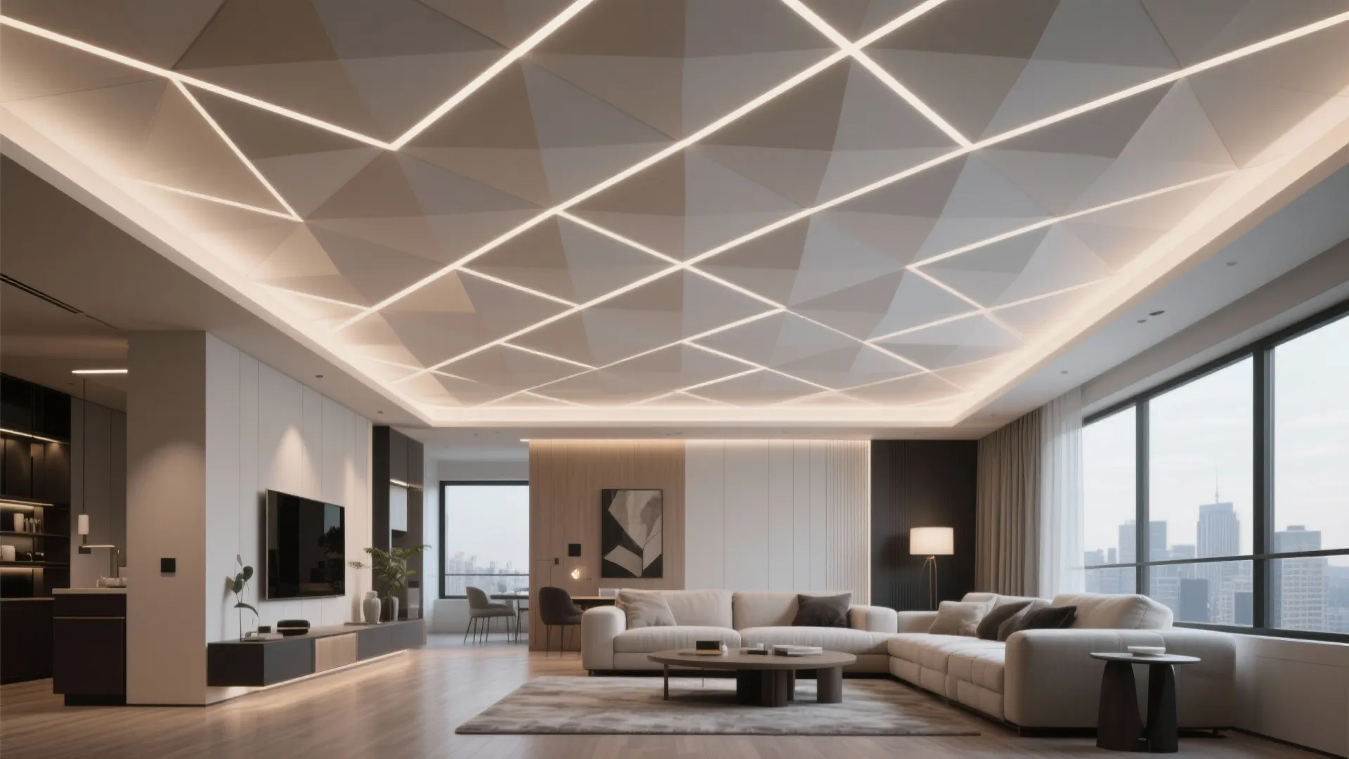 Geometric Gypsum Patterns