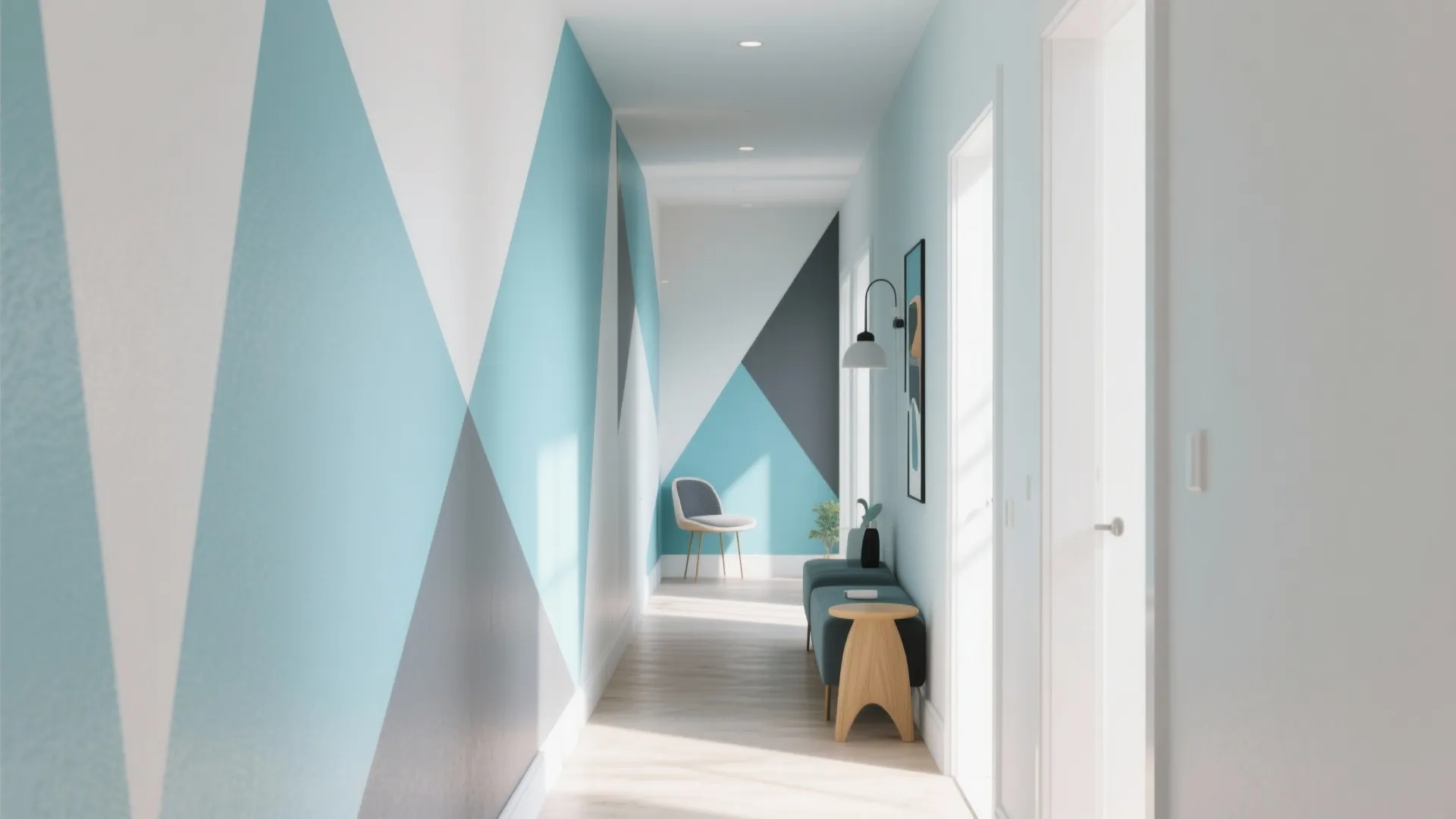 Geometric Pattern Burst